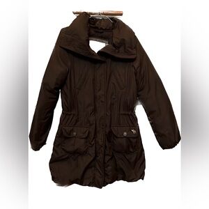 ABERCROMBIE & FITCH LONG DOWN COAT!!  HARDLY WORN!!